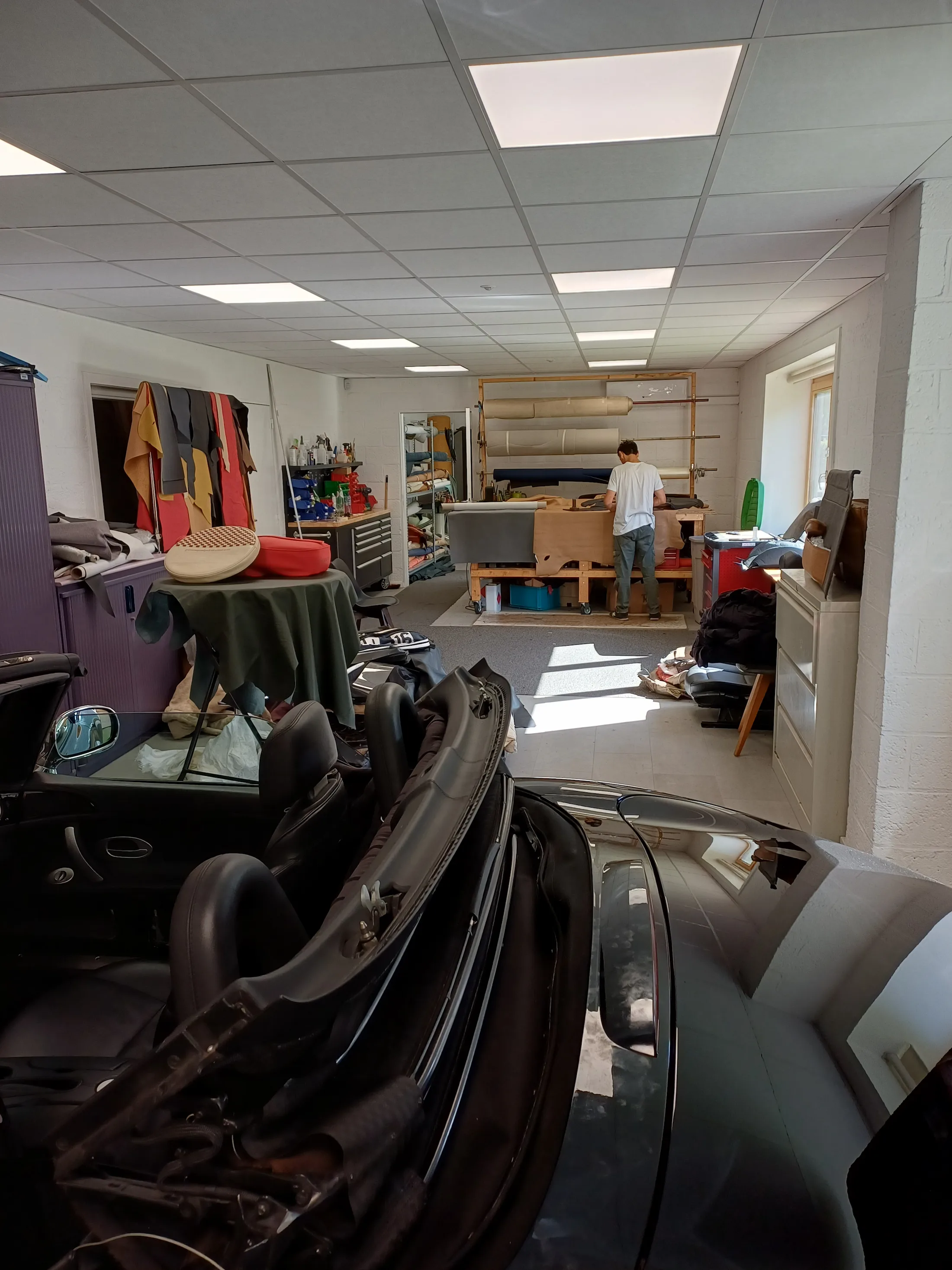 L'atelier de Jeovanny Salgado à Wavre